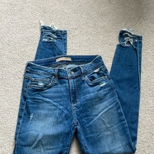 Joe’s Jeans distressed front and back